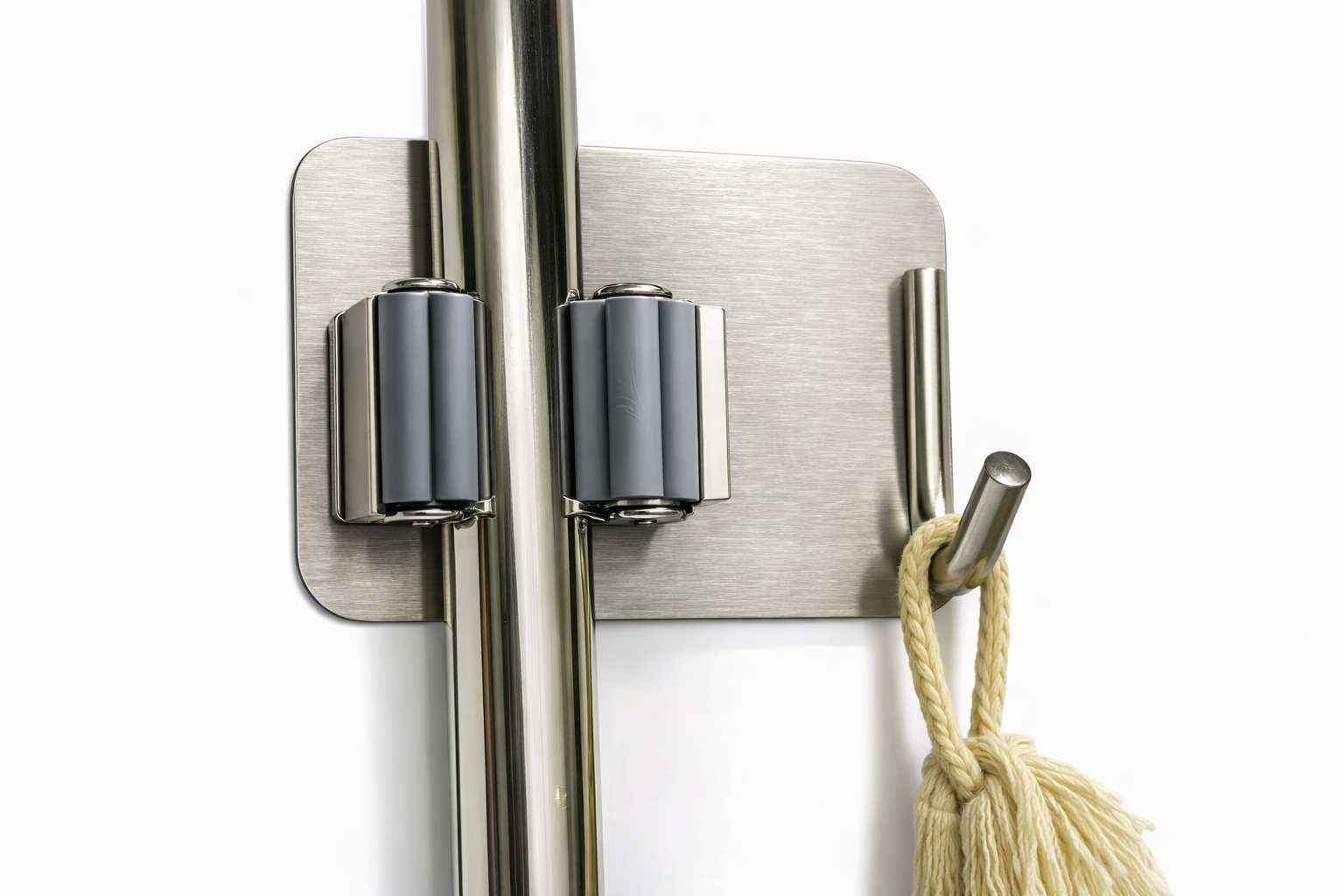 Best Mop Holder Pack of 4 – Heavy Duty Stainless Steel - Image 2